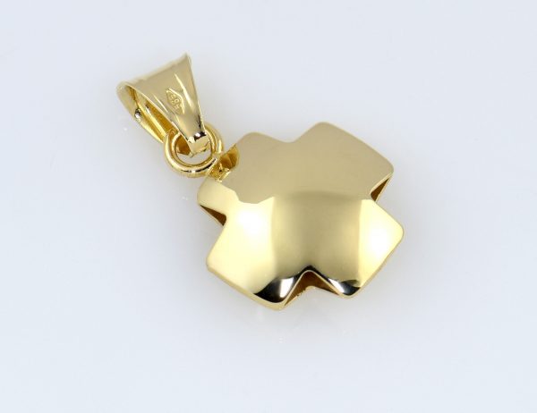 Anhänger Kreuz 585/000 14 K Gelbgold