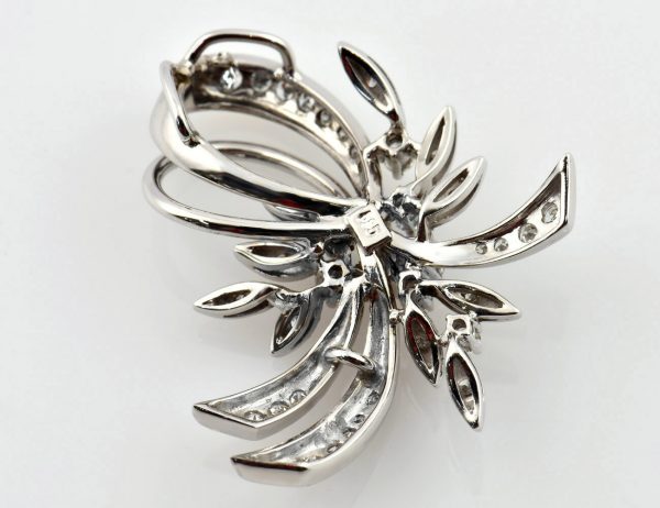 Anhänger Diamant 585/000 14 K Weißgold 38 Diamanten zus. 1,00 ct