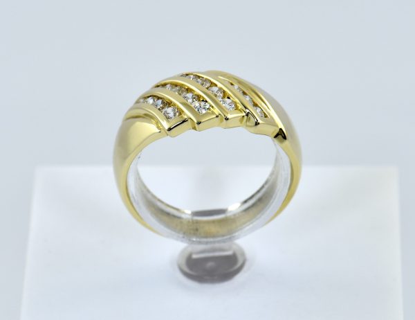 Ring 333/000 8 K Gelbgold Zirkonia