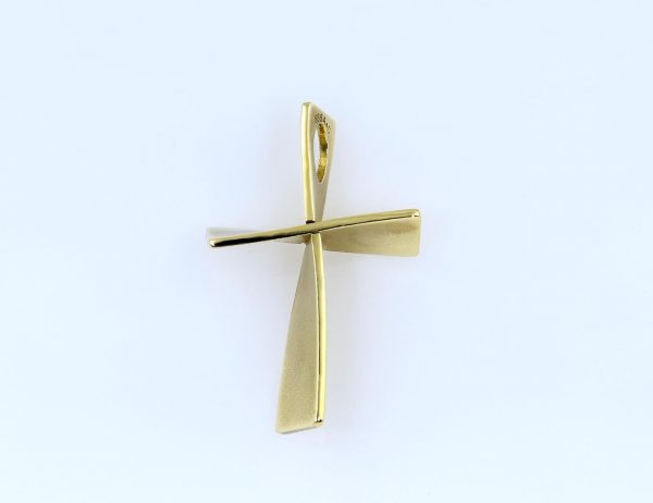 Anhänger Kreuz 585/000 14 K Gelbgold