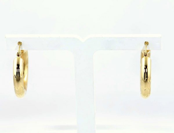 Creolen 585/000 14 K Gelbgold Ohrringe