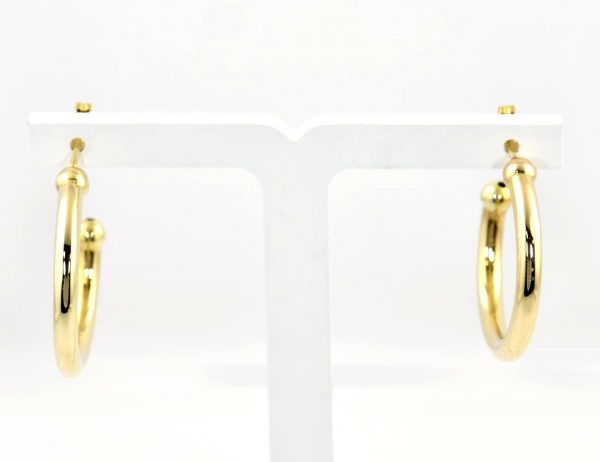Creolen 585/000 14 K Gelbgold Ohrringe