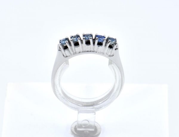 Saphir Ring 585/000 14 K Weißgold