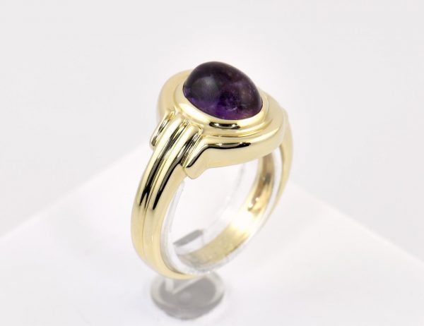 Ring Amethyst 585/000 14 K Gelbgold