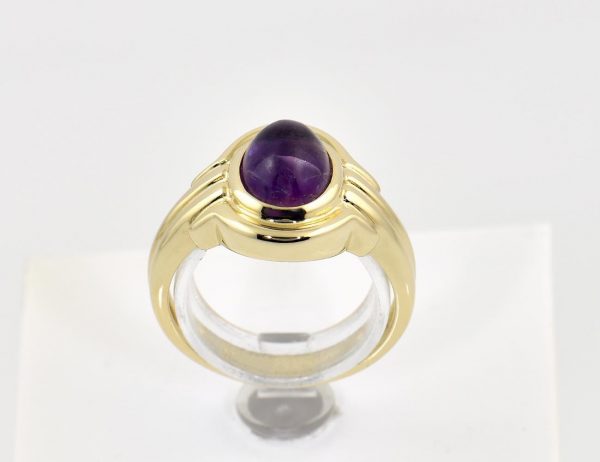 Ring Amethyst 585/000 14 K Gelbgold
