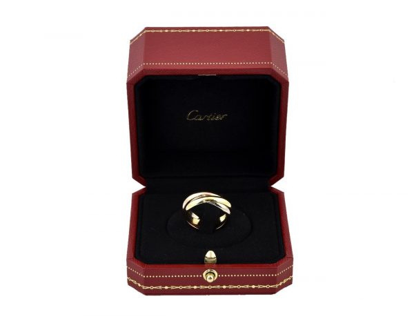 Cartier Trinity Ring 750  Gold mit Box, mit Schmuckpflegeset und Tasche Gr. 57