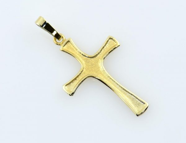 Anhänger Kreuz 585/000 14 K Gelbgold