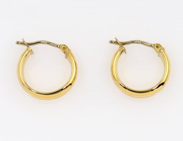 Creolen 750/000 18 K Gelbgold Ohrring