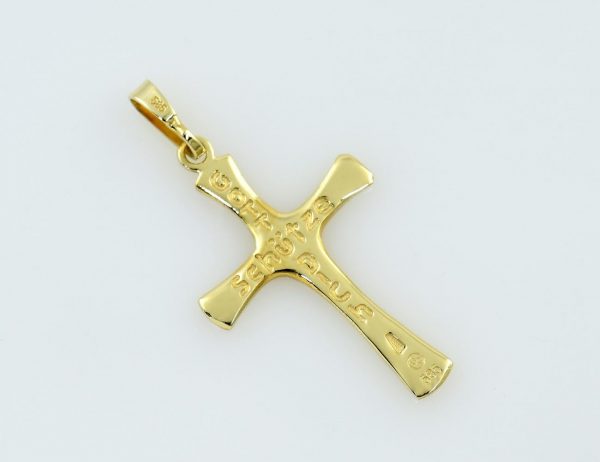 Anhänger Kreuz 585/000 14 K Gelbgold