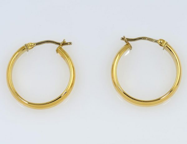 Creolen 750/000 18 K Gelbgold Ohrring