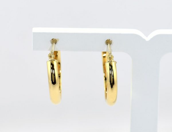 Creolen 750/000 18 K Gelbgold Ohrring