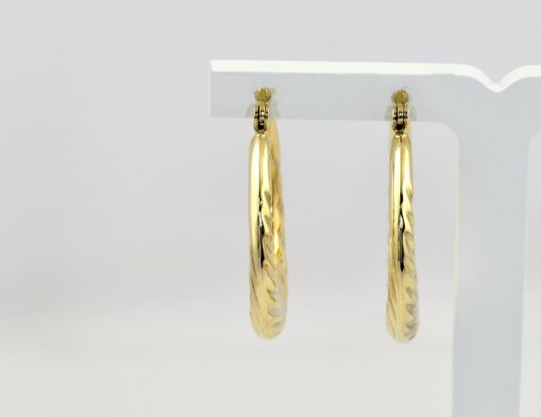 Creolen 333/000 8 K Gelbgold Ohrringe