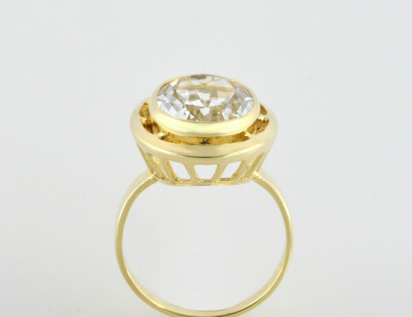 Aquamarin Ring 585/000 14 K Gelbgold