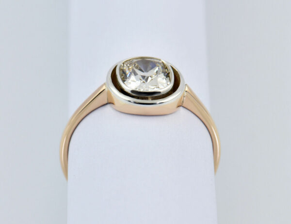 Diamant Solitär Ring 583/000 14 K Rotgold Diamant 0,85 ct