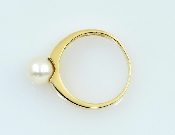 Ring Akoya-Perle 585/000 14 K Gelbgold