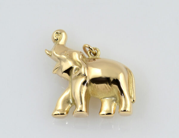 Anhänger Elephant 585/000 14 K Gelbgold
