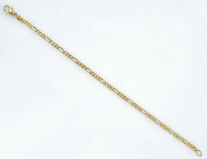 Armband Figaro 585/000 14 K Gelbgold 18 cm lang