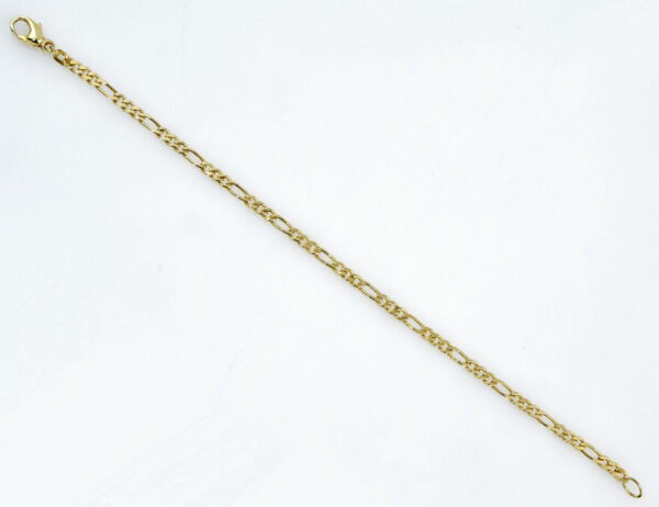 Armband Figaro 585/000 14 K Gelbgold 18 cm lang