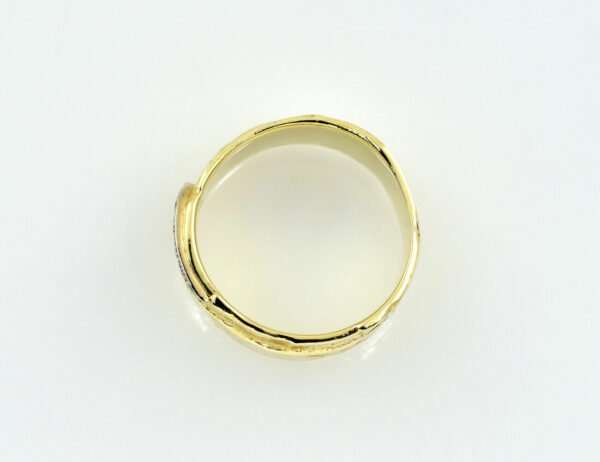 Diamant Ring 585/000 14 K Gelbgold 8 Brillanten zus. 0,10 ct