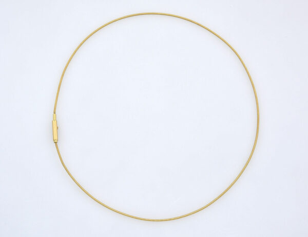 Kette Halsreif Spiralareif 40 cm 750/000 18 K Gelbgold