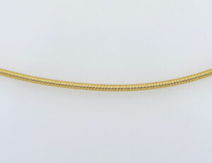 Kette Halsreif Spiralareif 40 cm 750/000 18 K Gelbgold