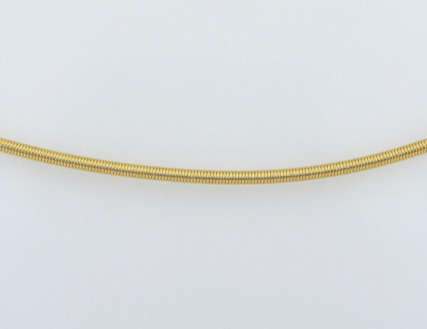 Kette Halsreif Spiralareif 40 cm 750/000 18 K Gelbgold