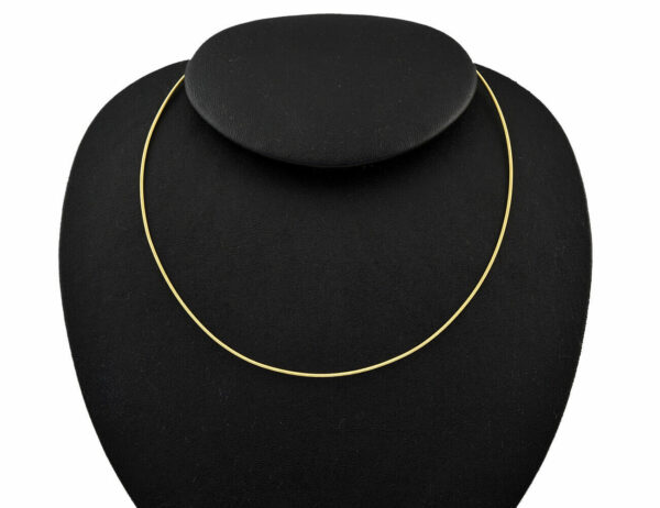 Kette Halsreif Spiralareif 40 cm 750/000 18 K Gelbgold