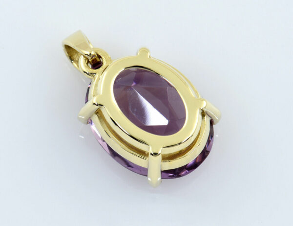 Anhänger Amethyst 585/000 14 K Gelbgold