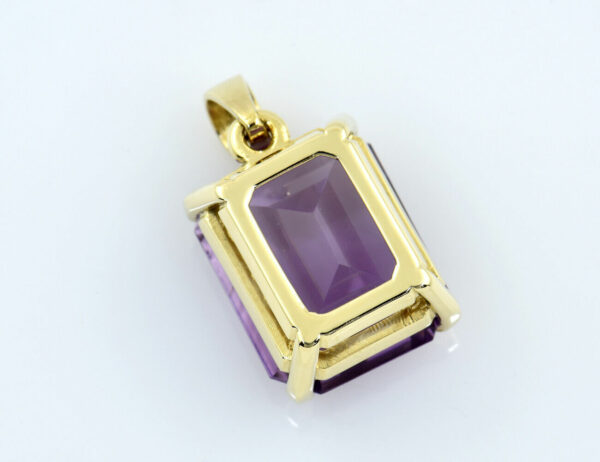 Anhänger Amethyst 585/000 14 K Gelbgold