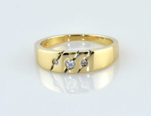 Ring 585/000 14 K Gelbgold Zirkonia