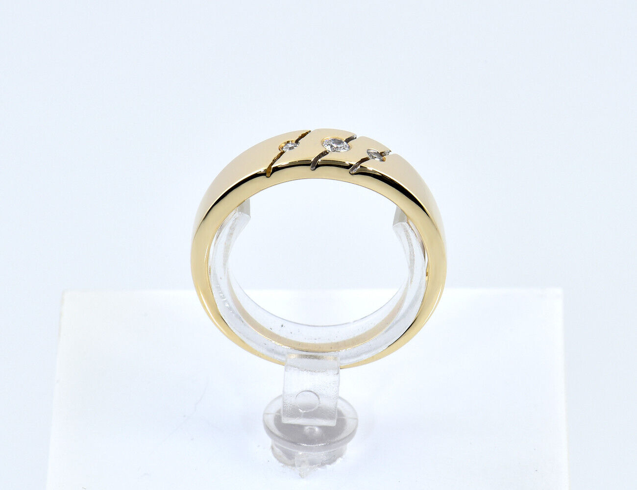 Ring 585/000 14 K Gelbgold Zirkonia