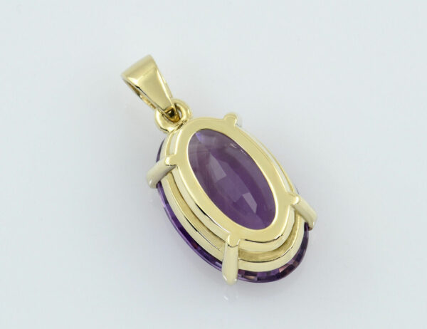 Anhänger Amethyst 585/000 14 K Gelbgold