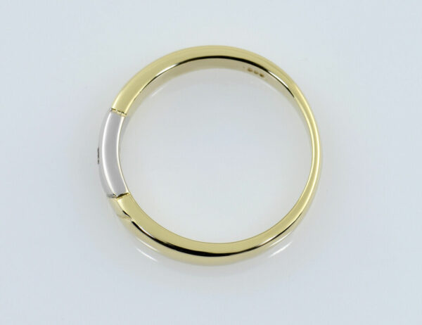 Diamant Ring 585/000 14 K Gelbgold Brillant 0,04 ct