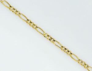 Figarokette 50 cm 585/000 14 K Gelbgold