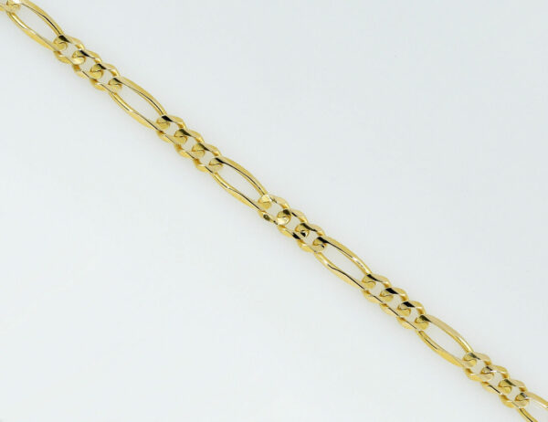 Figarokette 50 cm 585/000 14 K Gelbgold