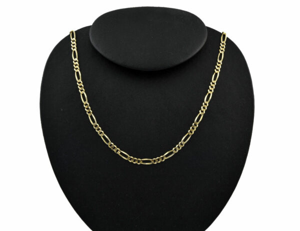 Figarokette 50 cm 585/000 14 K Gelbgold