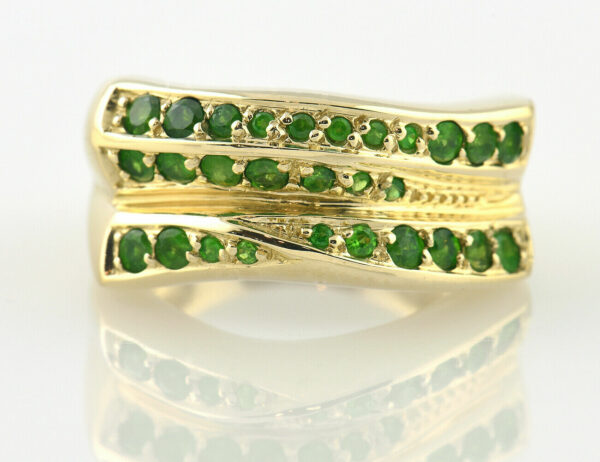 Smaragd Ring 585 14 K Gelbgold