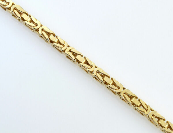 Armband Königskette 585/000 14 K Gelbgold 20,50 cm lang