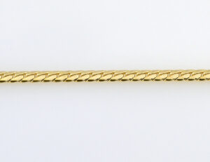 Collier 333/000 8 K Gelbgold Zirkonia, 45 cm lang
