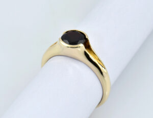 Ring Granat 585/000 14 K Gelbgold