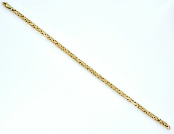 Armband Königskette 585/000 14 K Gelbgold 20,5 cm lang