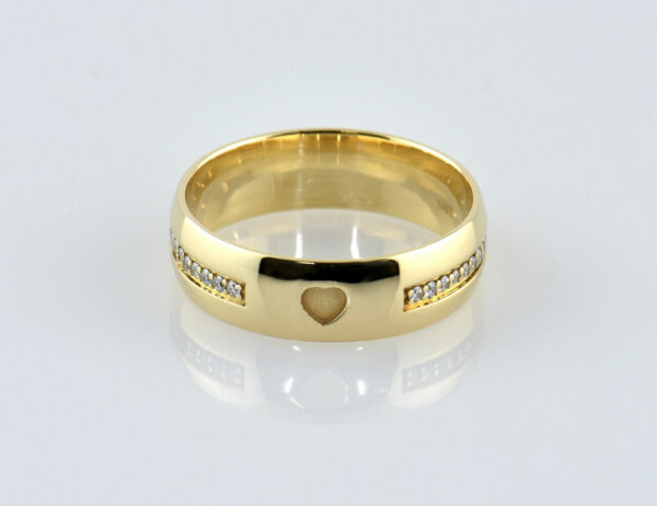 Diamant Ring 585/000 14 K Gelbgold 26 Brillanten zus. 0,25 ct