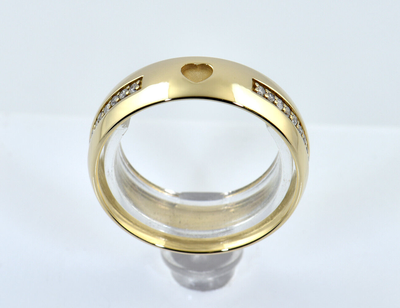 Diamant Ring 585/000 14 K Gelbgold 26 Brillanten zus. 0,25 ct