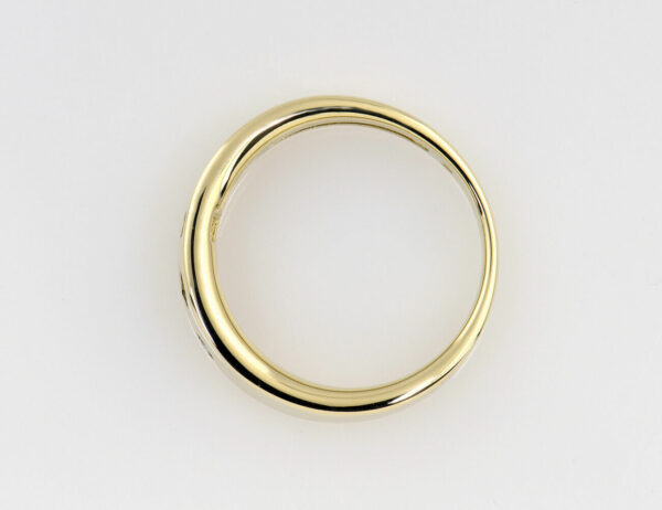 Diamant Ring 585/000 14 K Gelbgold 3 Brillanten zus. 0,15 ct