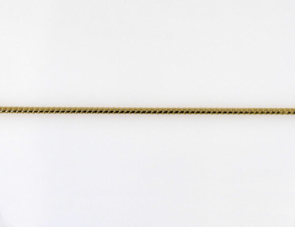 Collier 585/000 14 K Gelbgold Rubin, Saphir, Diamant, 42 cm lang