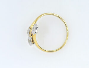 Diamant Ring 333/000 8 K Gelbgold 3 Brillanten zus. 0,04 ct