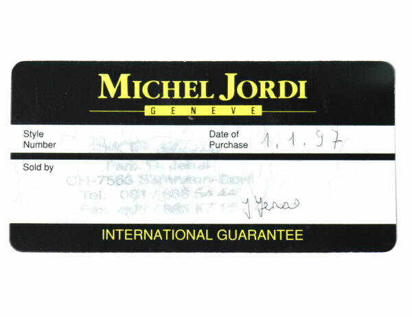 Michel Jordi Sondermodell Ethno World Gold 750 Herrenuhr