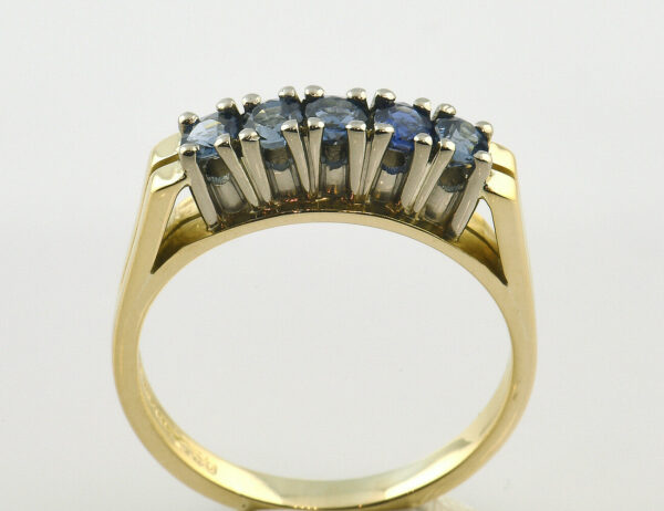 Saphir Ring 750 18 K Gelbgold