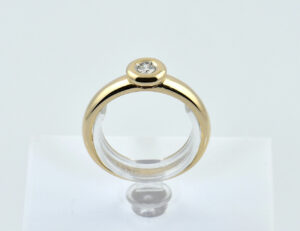 Christ Diamant Solitär Ring 585/000 Gelbgold 14 K Brillant 0,10 ct