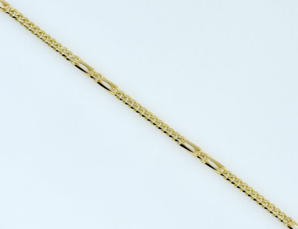 Figarokette 54 cm 585/000 14 K Gelbgold